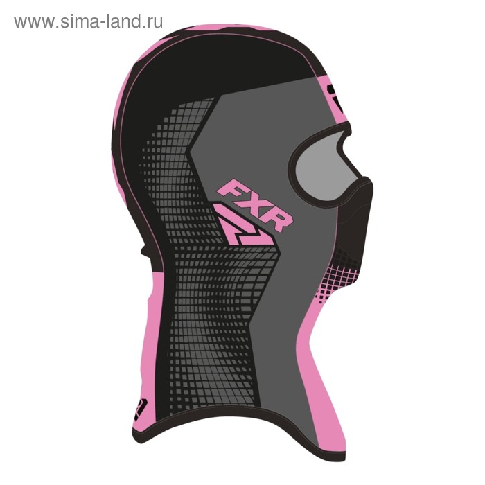 Балаклава FXR Shredder Tech, размер L, чёрный, серый, розовый - Фото 1
