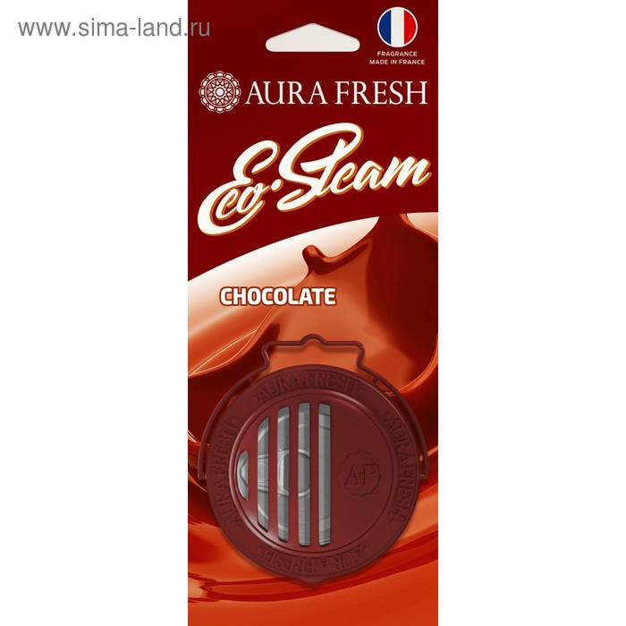 Ароматизатор на панель AURA FRESH ECO STEAM Chocolate, банка - Фото 1