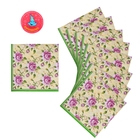 Салфетки бумажные "Бутоны роз" - Фото 2