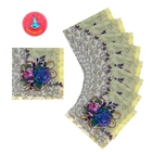 Набор салфеток бумажных "Цветочная композиция" - Фото 2