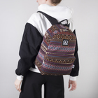 Рюкзак молодёжный, отдел на молнии, наружный карман, цвет бордовый - Фото 1