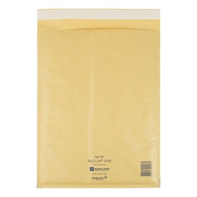Крафт-конверт с воздушно-пузырьковой плёнкой Mail Lite, 24х33 см, Gold