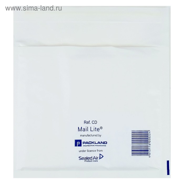 Крафт-конверт с воздушно-пузырьковой плёнкой Mail Lite, 18х16 см, White - Фото 1