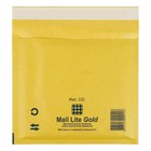 Крафт-конверт с воздушно-пузырьковой плёнкой Mail Lite, 18х16 см, Gold - Фото 1
