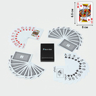 Карты игральные пластиковые "Poker club", 300 мкм, синяя рубашка - фото 298182659