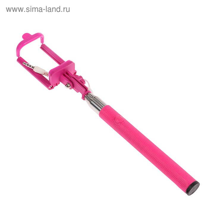 УЦЕНКА  Монопод для селфи 21G, мятая упаковка,  розовый - Фото 1