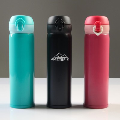 УЦЕНКА Термос "Мастер К", 500 мл (Гарантия 5 лет), сохраняет тепло 24 ч, микс