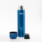 УЦЕНКА Термос "Мастер К", 1 л (Гарантия 5 лет), сохраняет тепло 24 ч, синий - Фото 2