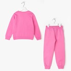 Костюм для девочки "Little princess", цвет розовый, рост 86-92 см - Фото 3