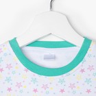 Пижама Star turquoise, цвет белый, рост 86-92 см - Фото 2