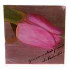 салфетки бумажные (набор 20 шт) 33*33 см Нежный цветок - Фото 2