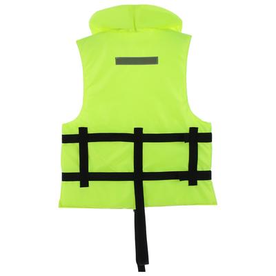 Жилет страховочный с подголовником, размер 48-54, цвет жёлтый