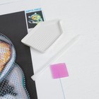 Алмазная мозаика с частичным заполнением «Собачка в костюме» 20х30 см на холсте - фото 804149266