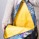 Рюкзак молодёжный, отдел на молнии, наружный карман, цвет синий/разноцветный - Фото 5