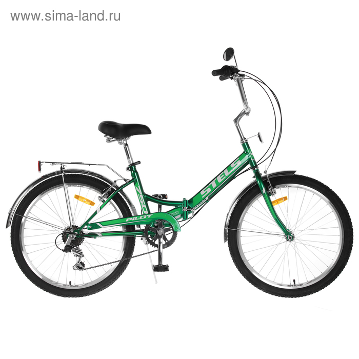 Велосипед 24" Stels Pilot-750, Z010, цвет зелёный, размер 14" - Фото 1