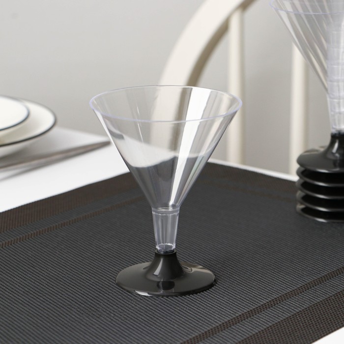 Бокал одноразовый для мартини «Бокалисто», 150 мл, пластик, прозрачный - Фото 1