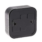 Розетка "Элект" RA 16-131-ЧС, 16 А, 250 В, одноместная, открытая, без з/к,черная под серебро 4364452 - фото 16140557