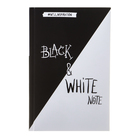Black&White Note. Стильный блокнот с чёрными и белоснежными страницами, твёрдый переплёт - Фото 1