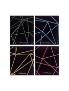 Тетрадь 96 листов в клетку, Calligrata «Неон», МИКС - Фото 8