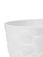 Горшок для цветов с поддоном IDEA «Камни», 4.8 л, пластик, белый - Фото 2