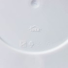 Горшок для цветов с поддоном IDEA «Камни», 4.8 л, пластик, белый - Фото 4