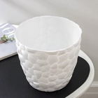 Горшок для цветов с поддоном IDEA «Камни», 4.8 л, пластик, белый - Фото 8