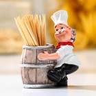 Подставка под зубочистки «Поварёнок», в комплекте с зубочистками, МИКС - Фото 2