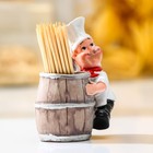 Подставка под зубочистки «Поварёнок», в комплекте с зубочистками, МИКС - Фото 3