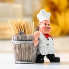 Подставка под зубочистки «Поварёнок», в комплекте с зубочистками, МИКС - Фото 5