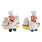 Набор для специй из стекла на подставке «Шеф-повар», 3 предмета: солонка 100 мл, перечница 100 мл, подставка, фигурка МИКС - Фото 7