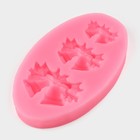 Силиконовый молд «Колокольчики», 8,6×5,2 см, цвет розовый - Фото 2
