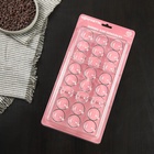 Форма для конфет и шоколада KONFINETTA «Полусфера», 27.5×13.5 см, 24 ячейки 3×3 см, пластик, прозрачная - Фото 15