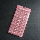 Форма для конфет и шоколада KONFINETTA «Полусфера», 27.5×13.5 см, 24 ячейки 3×3 см, пластик, прозрачная - Фото 17