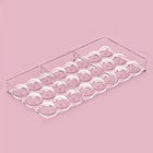 Форма для конфет и шоколада KONFINETTA «Полусфера», 27.5×13.5 см, 24 ячейки 3×3 см, пластик, прозрачная - Фото 5