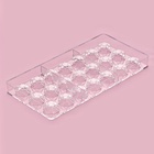 Форма для конфет и шоколада KONFINETTA «Бриллиант», 27.5×13.5 см, 21 ячейка d=2.5 см, пластик, прозрачная - Фото 11