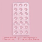 Форма для конфет и шоколада KONFINETTA «Бриллиант», 27.5×13.5 см, 21 ячейка d=2.5 см, пластик, прозрачная - Фото 3