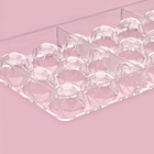 Форма для конфет и шоколада KONFINETTA «Бриллиант», 27.5×13.5 см, 21 ячейка d=2.5 см, пластик, прозрачная - Фото 6