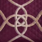 Покрывало Этель 1,5 сп. «Престиж» цв. бордо 150×210 ± 5 см, новосатин, 80 г/м² - фото 68880411