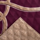 Покрывало Этель 1,5 сп. «Престиж» цв. бордо 150×210 ± 5 см, новосатин, 80 г/м² - фото 68880412