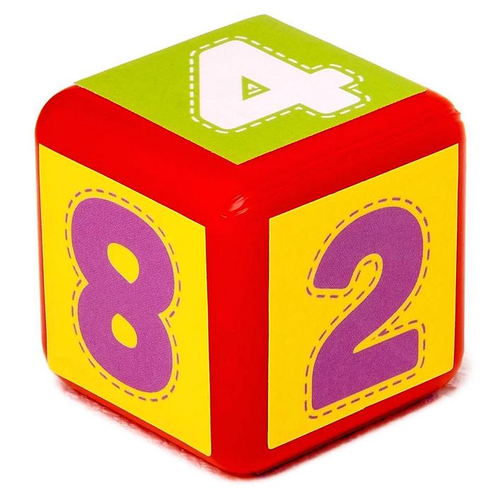 Набор цветных кубиков «Счёт», 9 штук, 4 х 4 см, по методике Монтессори - фото 1884931062