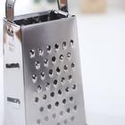 Тёрка «Сталь», 4 грани, из нержавеющей стали, 9×12×21 см - Фото 3