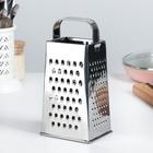 Тёрка «Сталь», 4 грани, из нержавеющей стали, 9×12×21 см - Фото 5