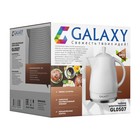 Чайник электрический Galaxy GL 0507, керамика, 1.8 л, 1400 Вт, автоотключение, белый - фото 51496639 Чайник электрический Galaxy GL 0507, керамика, 1.8 л, 1400 Вт, автоотключение, белый - фото 51496639