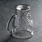 Кружка «Грация. Цветок», 300 мл, стекло, прозрачная - Фото 3