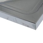 УЦЕНКА Мойка кух. «Владикс», накладная, без сифона, 80×60 см, левая, нерж сталь 0.4 мм - Фото 4