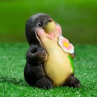 Садовая фигура "Крот №2", без шарфа 7х8х12см микс - Фото 1