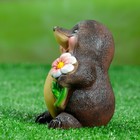 Садовая фигура "Крот №2", без шарфа 7х8х12см микс - Фото 2