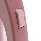 Чайник электрический "ЯРОМИР" ЯР-1040, металл, 2.5 л, 1500 Вт, розовый/металл - Фото 5