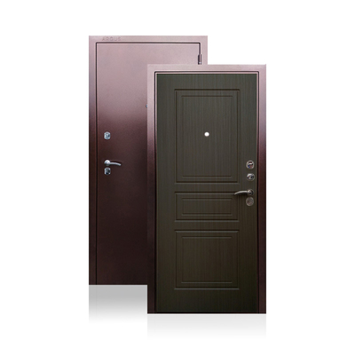 Входная дверь ARGUS «Гранд Венге», 870 × 2050 левая, цвет антик медь / венге