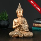 Копилка "Будда средний" бронза, 12х20х29см - фото 4564720